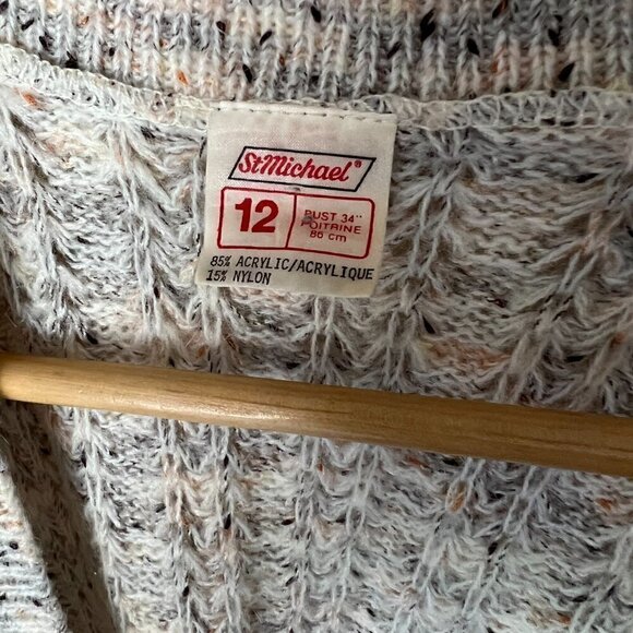 WOMEN'S Super Soft Solid Unique Textured Knit Button Down Oversize Fit Size 12 - Picture 3 of 11